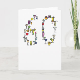 60.a tarjeta de cumpleaños, cócteles