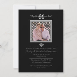 60 Aniversario de Boda - AGREGAR FOTO Invitaciones
