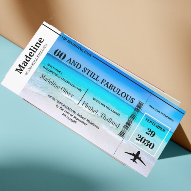 60 años y todavía fabuloso cumpleaños de embarque (Subido por el creador)