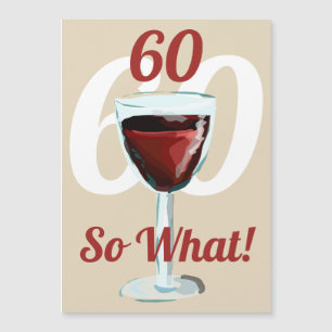 60 Así que qué Vino Tinto Motivacional Cumpleaños 