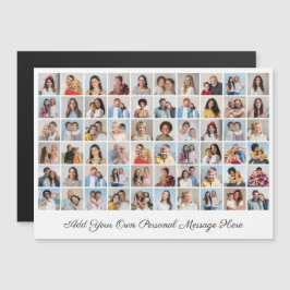 60 Collage de fotos Añadir tu tarjeta magnética de