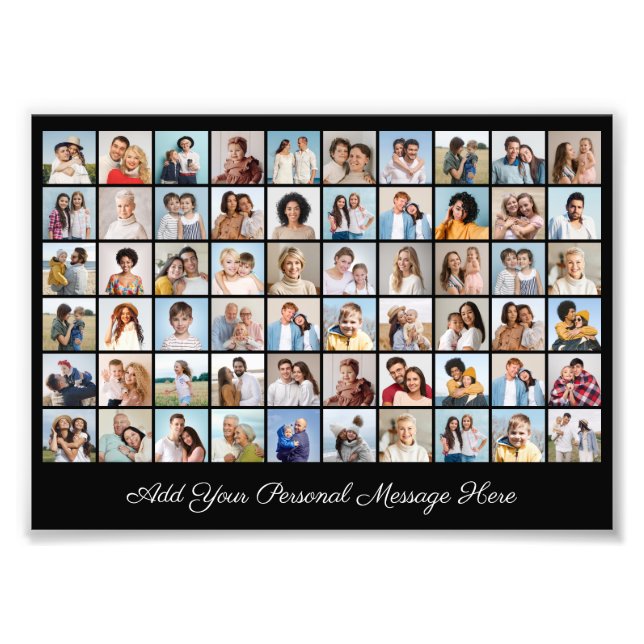 60 Collage de fotos Añadir Un Saludo Foto Ampliaci (Frente)