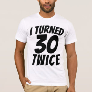 60 CUMPLEAÑOS CUMPLIERON 60 CAMISETAS DE DOS VECES