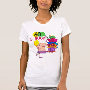 60 es buenos camisetas y regalos del cumpleaños