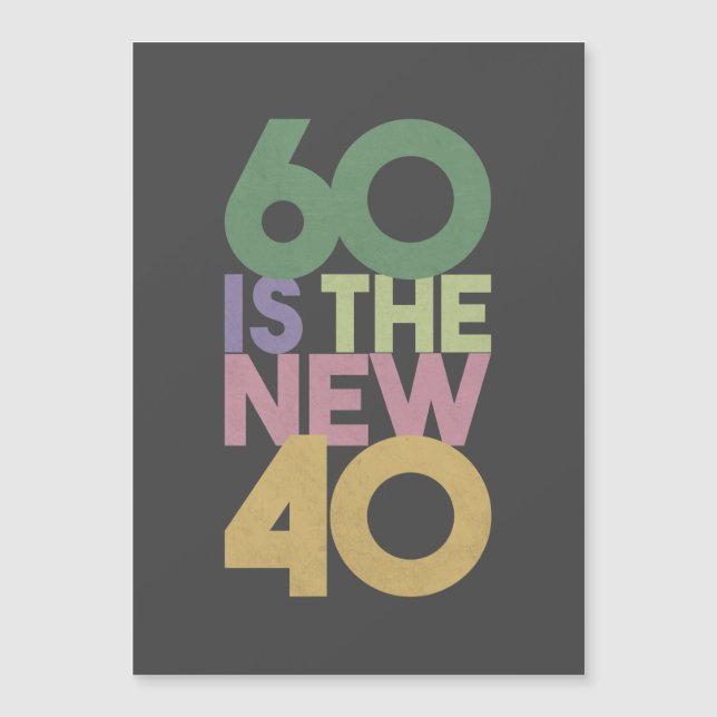 60 es esencial el nuevo regalo de cumpleaños 40 -  (Anverso)