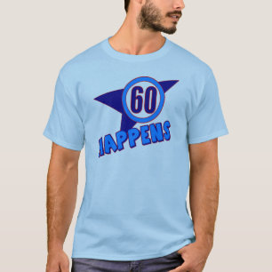 60.o Camiseta de los regalos de cumpleaños