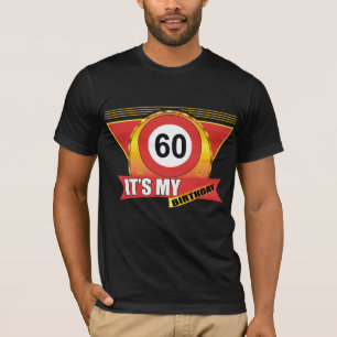 60.o Camiseta de los regalos de cumpleaños