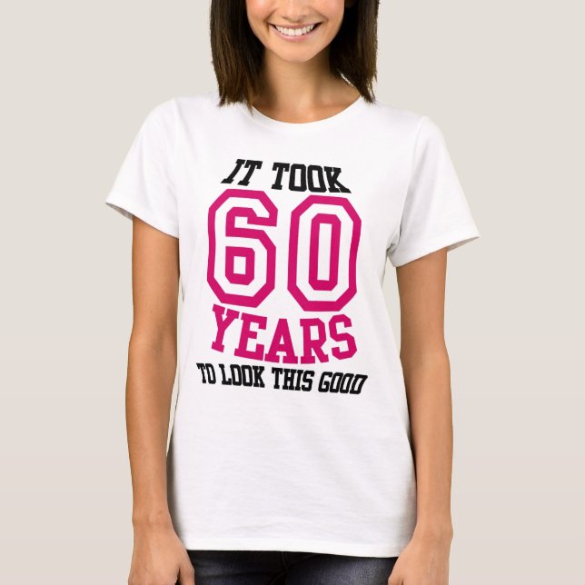 60.o CAMISETA del cumpleaños (Anverso)