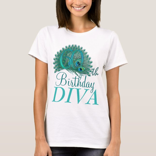60.o Camisetas de la diva del cumpleaños (Anverso)