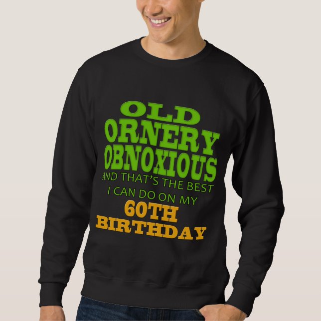 60.o Camisetas y regalos del cumpleaños (Anverso)