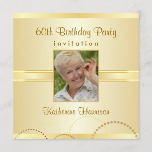 60.o Fiesta de cumpleaños - invitaciones de
