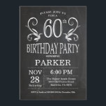 60.o Pizarra de la invitación del cumpleaños<br><div class="desc">60.o Antecedentes florales de la pizarra de la invitación del cumpleaños. décimotercero décimo quinto décimosexto décimo octavo vigésimo 21ro trigésimo 40.o 50.o 60.o 70.o 80.o 90.o 100o, cualquier edad. Cumpleaños adulto. Fiesta de cumpleaños masculina de la mujer o del hombre. Para el arreglo para requisitos particulares adicional, haga clic por...</div>