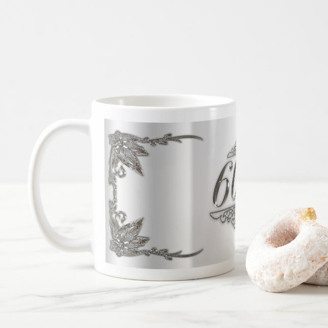 60.o Taza del aniversario de boda (Con donut)