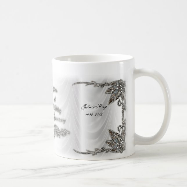 60.o Taza del aniversario de boda (Derecha)
