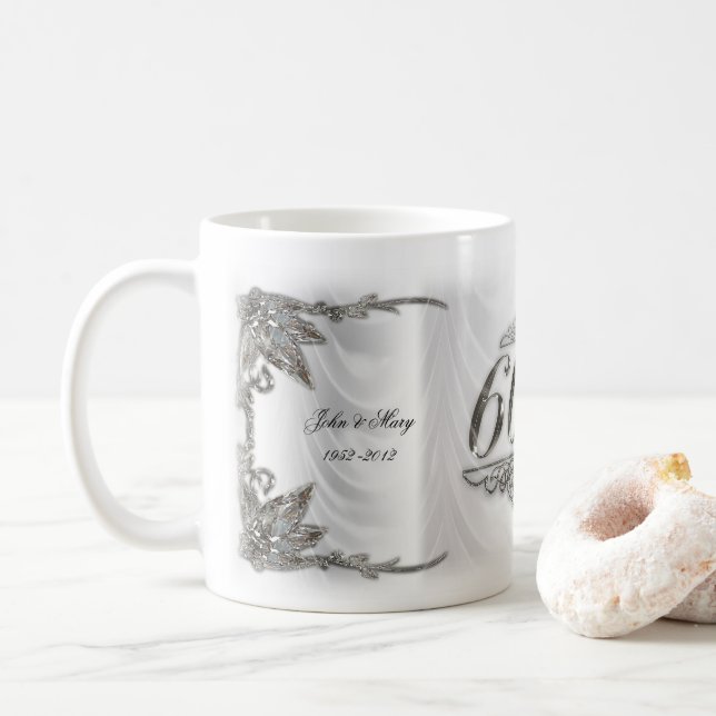 60.o Taza del aniversario de boda (Con donut)