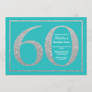 60.o Trullo de la invitación del cumpleaños y