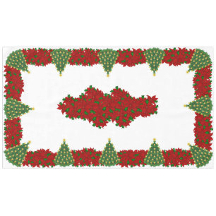 60" X 104" mantel del navidad