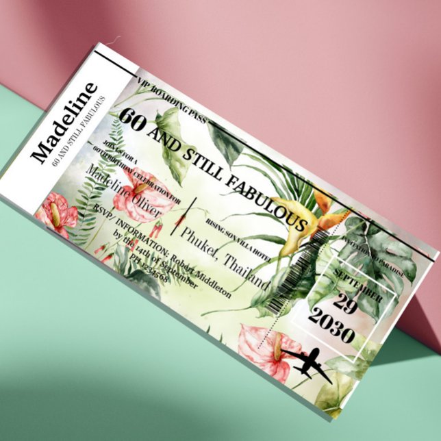 60 y Fabuloso Cumpleaños con Pase de Abordaje Trop (Subido por el creador)