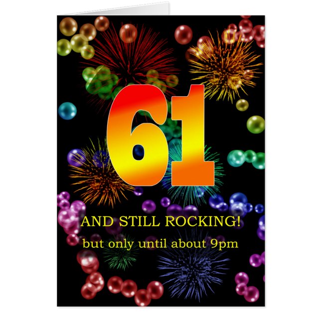 61.º Cumpleaños Aún Sacudiendo (Frente)