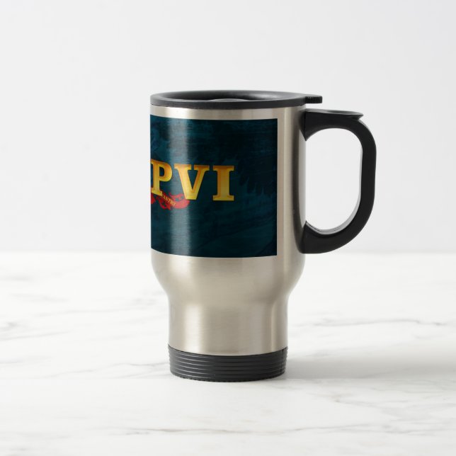 61.o Taza del viaje del logotipo (Derecha)