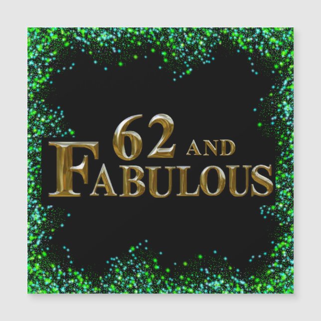 62 cumpleaños (Anverso)