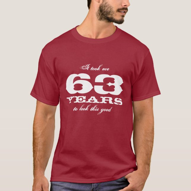 63.ª camisa de cumpleaños | Número del año de Pers (Anverso)