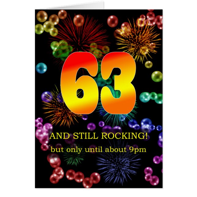 63.º Cumpleaños Aún Sacudiendo (Frente)