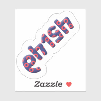 64154 Pegatina de Phish Número