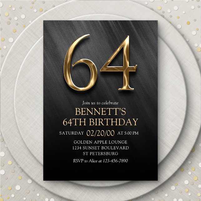 64.ª invitación de cumpleaños (Subido por el creador)