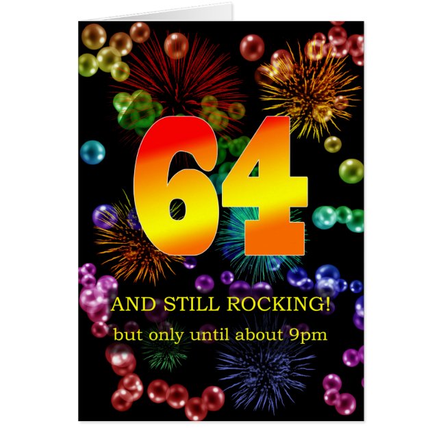 64.º Cumpleaños Aún Sacudiendo (Frente)