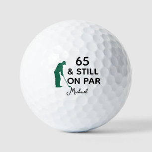 65.ª Bola de golf divertida Personalizado con nomb