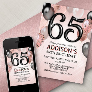 65.ª invitación a los globos Rosas de oro