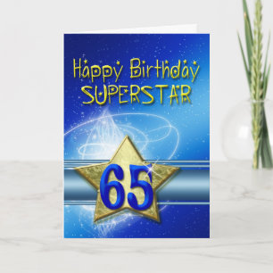 65.ª tarjeta de cumpleaños para Superstar