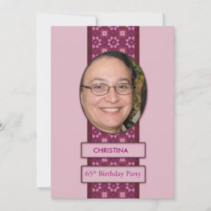 65.º nombre e imagen de la invitación a la fiesta