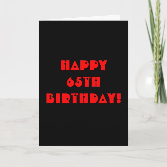 65.a tarjeta de cumpleaños del parca (Anverso)