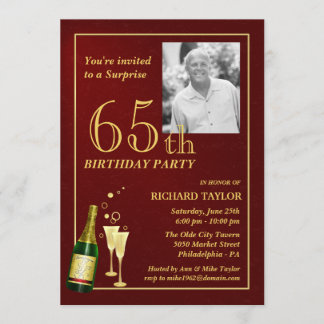 65.as invitaciones de la fiesta de cumpleaños del