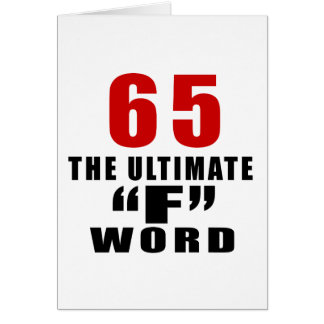 65 LA ÚLTIMA PALABRA DE "F"