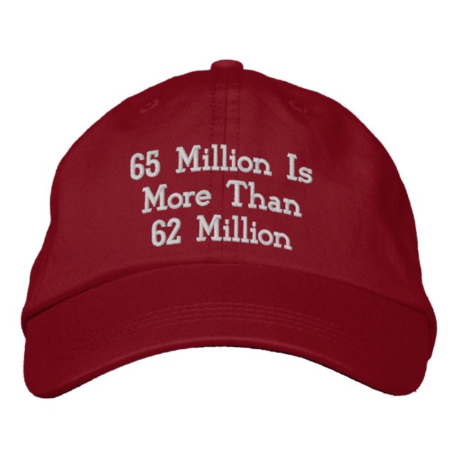 65 Millones Es Más De 62 Millones De Gorras (Anverso)