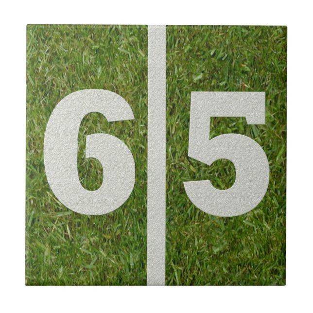 65.o Teja del personalizable del fútbol del (Frente)