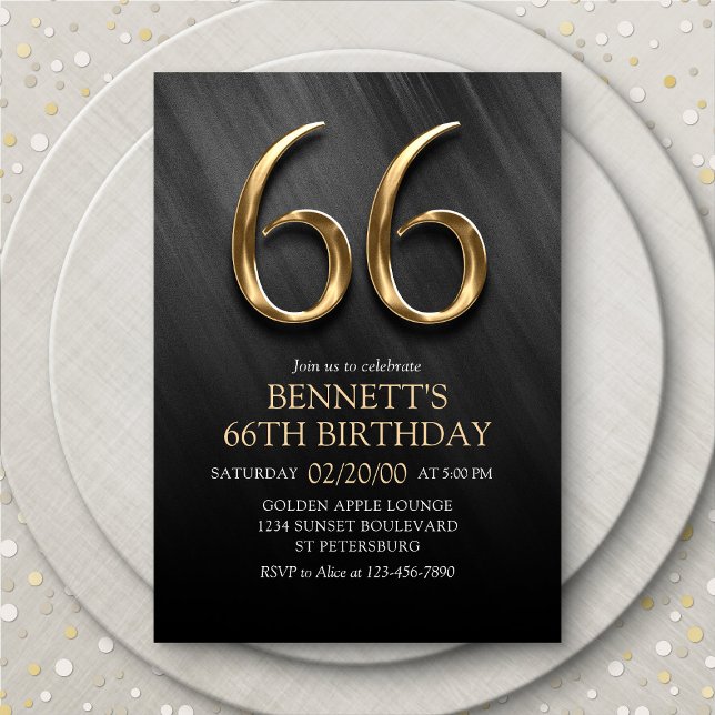 66.ª invitación de cumpleaños (Subido por el creador)