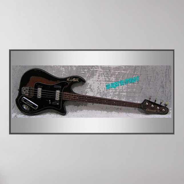 '66 Impresión De Bass De Hagstrom (Frente)