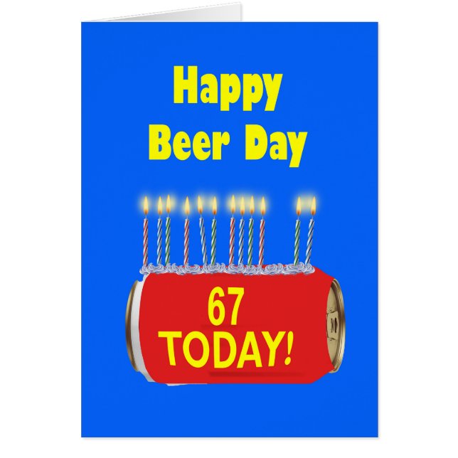 67.º cumpleaños del Día de la Cerveza Feliz (Frente)