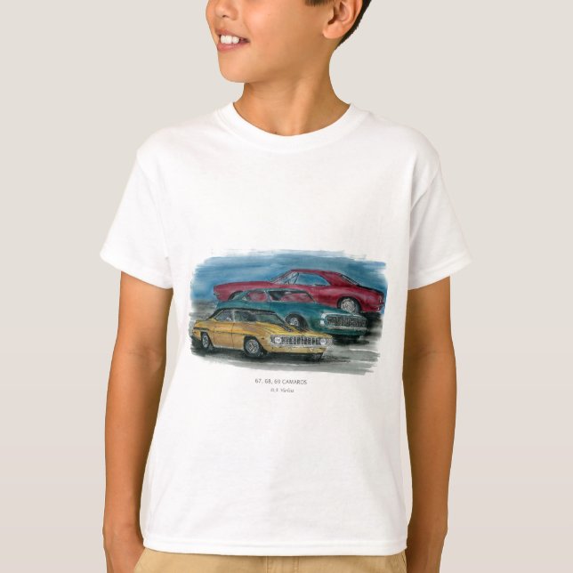 67, 68, camiseta de 69 niños de Camaro (Anverso)