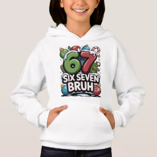 67 Six Seven Bruh Camiseta Divertida de Navidad Re