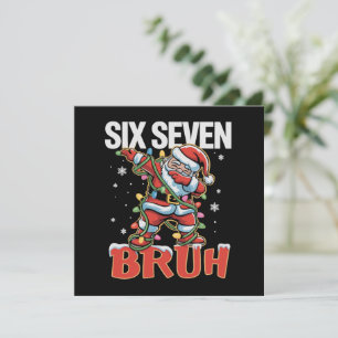 67 Six Seven Burh Santa Dab Navidad 6 7 Meme 