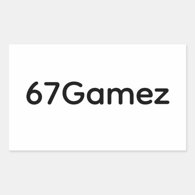 67Gamez Calcomanía 2 (Anverso)