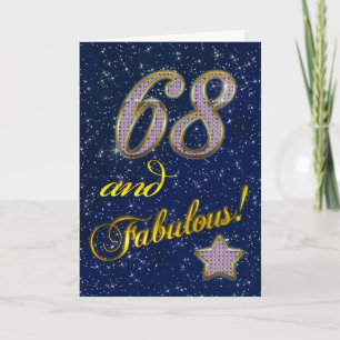 68.o Invitación de la fiesta de cumpleaños