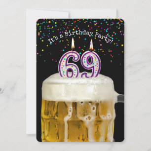 69.ª invitación a la fiesta de las velas de cumple
