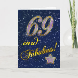69.o Invitación de la fiesta de cumpleaños