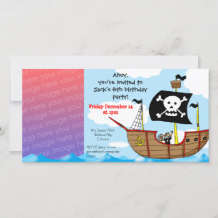 6.ª invitación a la fiesta de niños de cumpleaños